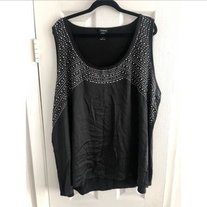 Torrid stud accent blouse - Plus Size 4x